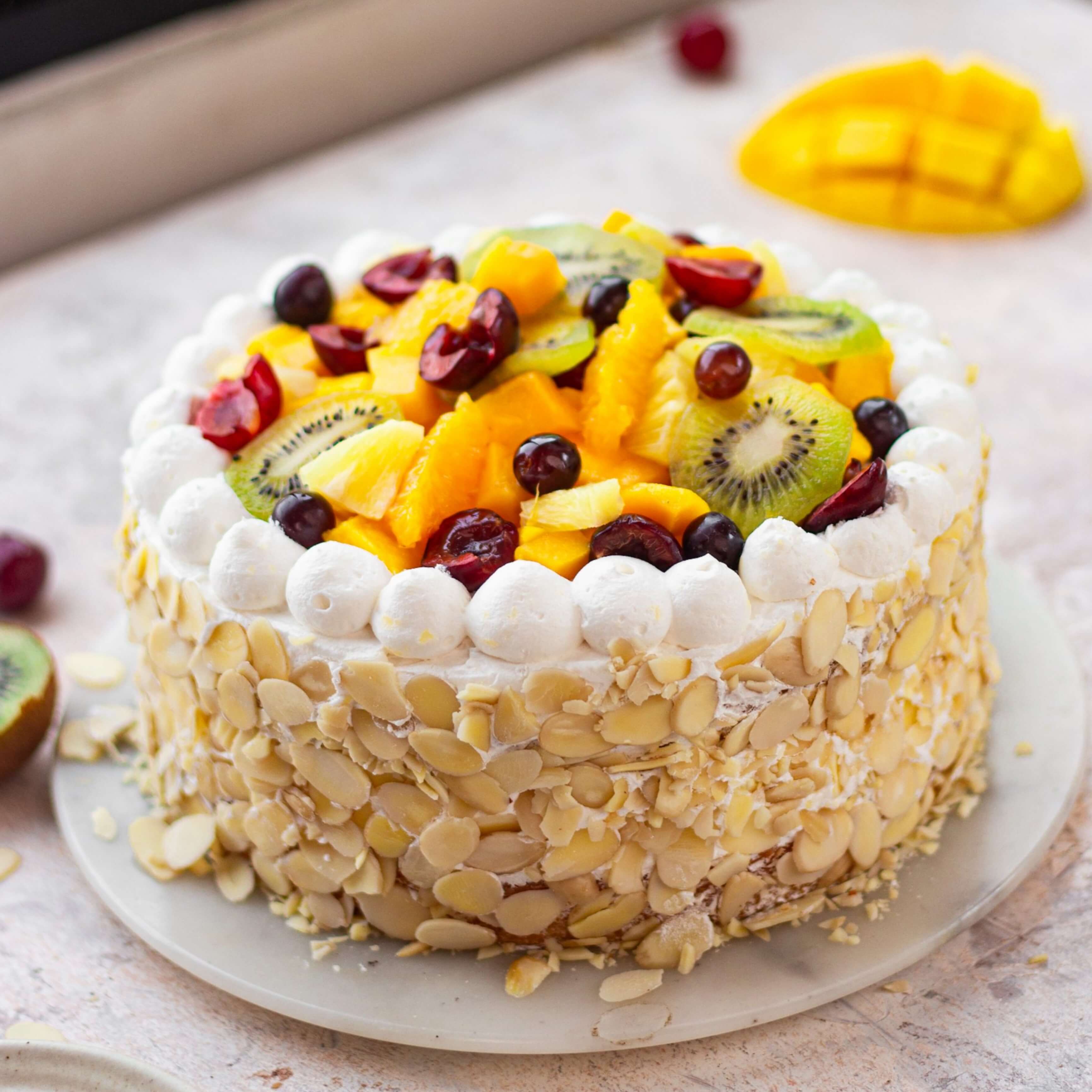 Mix Fruits(Seasonal) Cake