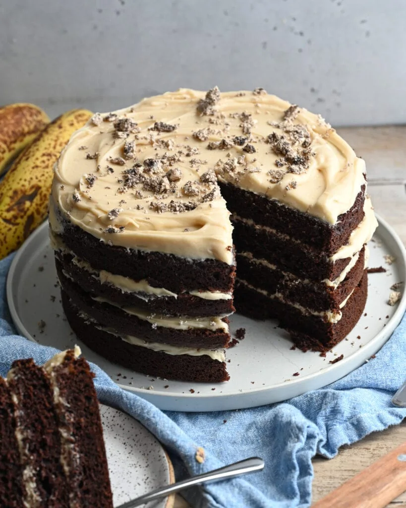 Banana Peanut Butter Cake