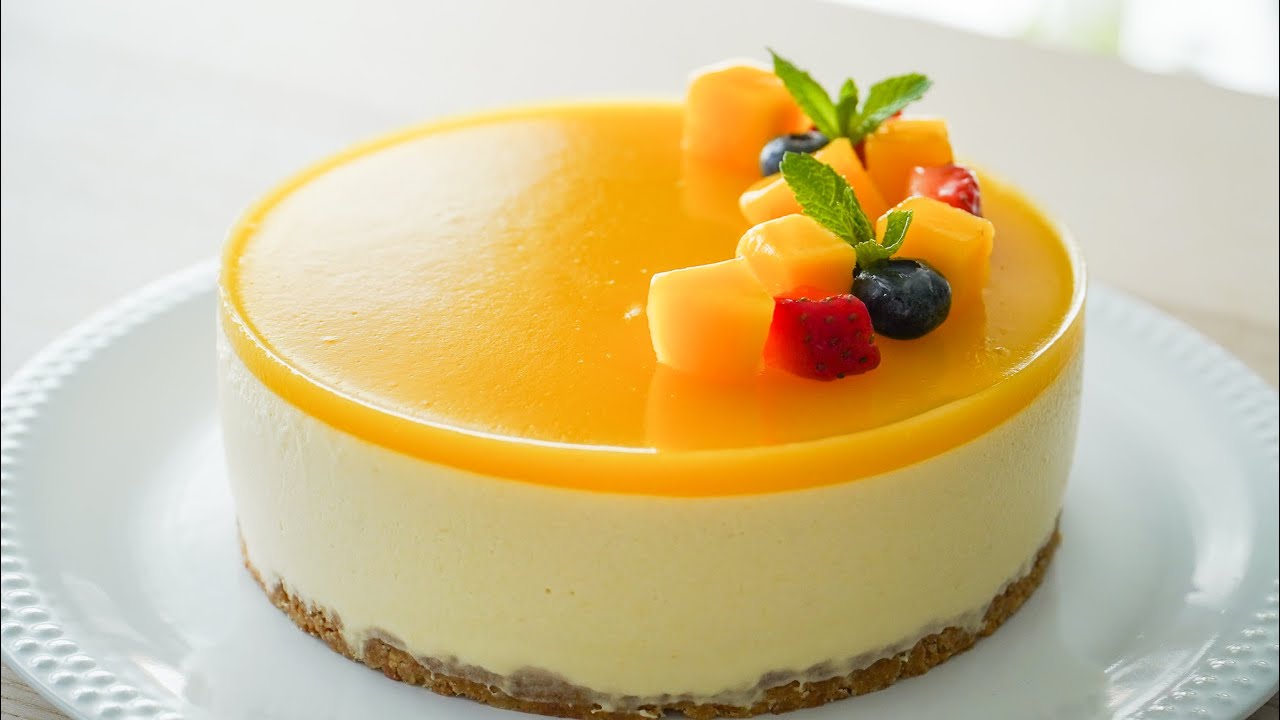 Mango Loaded cheesecake